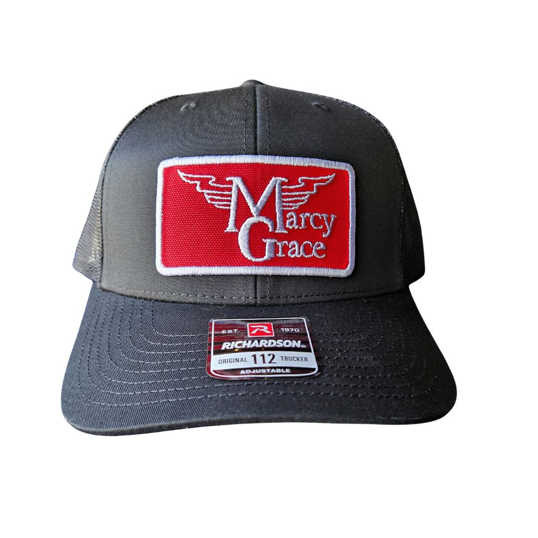 Red / Black Patch Cap